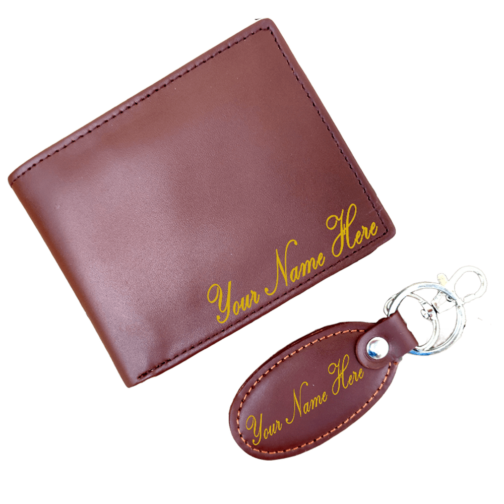 Wallet and Keychain Gift Set – Super Leather Craft