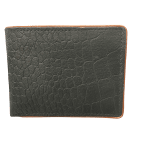 Dollar Size Crocodile Textured Wallet ( Small )