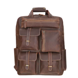 HeritagePro – Crazy Horse Leather Laptop Backpack